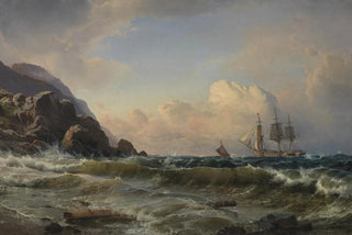 Carl Frederik Srensen - A Norwegian Coastline.webp