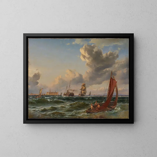 Carl Frederik Srensen - Parti fra resund med Kronborg.webp