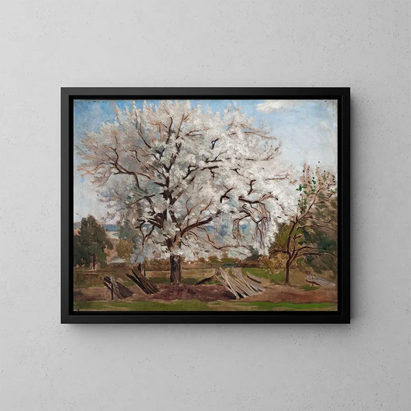 Pommier en fleurs - Carl Fredrik Hill — inramlat konstverk på väggen