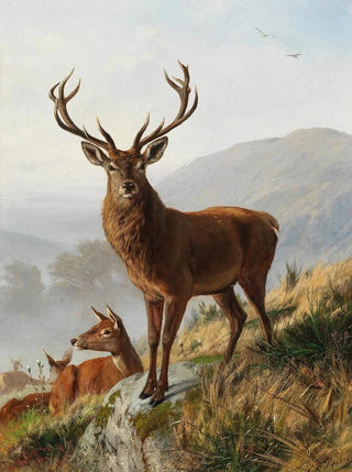Carl Friedrich Deiker - Der kapitale Hirsch.webp