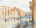Grand Canal och Rialto-bron - Carl Friedrich Heinrich Werner — vy av konstverket
