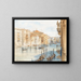 Grand Canal och Rialto-bron - Carl Friedrich Heinrich Werner — inramlat konstverk på väggen