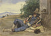 Savoyarde allongée au sol - Carl Friedrich Heinrich Werner — vy av konstverket
