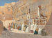 Le Mur des Lamentations à Jérusalem - Carl Friedrich Heinrich Werner — vy av konstverket