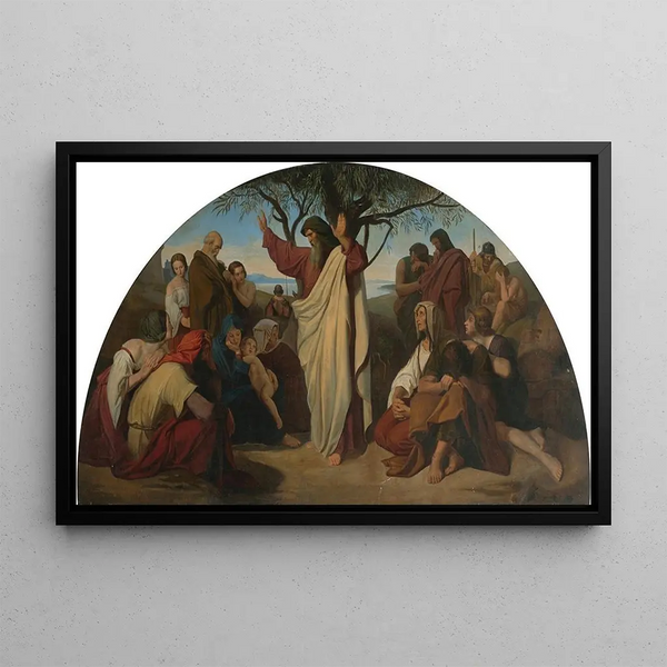 Carl Gottlieb Peschel - Israelites in the Holy Land shaped top.webp