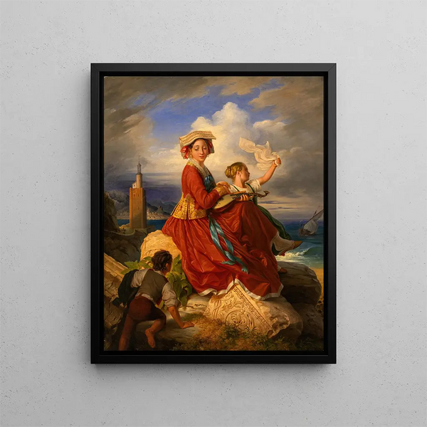 Carl Gustaf Plagemann - The Fishermans Wife from Nettuno.webp