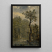 Landskapsbild av skog - Carl Gustav Carus — inramlat konstverk på väggen
