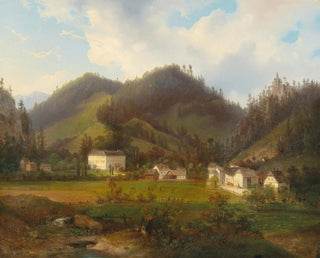 Carl Hasch - Blick auf Schloss Gutenstein.webp