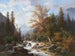 Ruisseau de montagne à Ramsau - Carl Hasch — vy av konstverket
