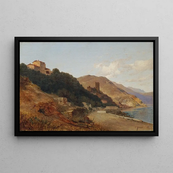 Carl Hasch - Italienische Abendlandschaft.webp