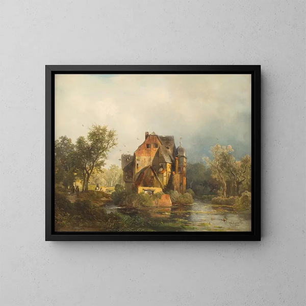 Château d'eau de Caspersbroich - Carl Hilgers — inramlat konstverk på väggen