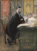 Gustaf Upmark, chef för Nationalmuseum - Carl Larsson — vy av konstverket