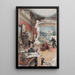 inomhus av Fürstenberg-galleriet - Carl Larsson — inramlat konstverk på väggen