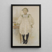 Martha Winslow - Carl Larsson — inramlat konstverk på väggen