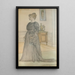Reproduktion av målningen Portrait de Mme Signe Thiel - Carl Larsson