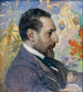 Portrait of Oscar Levertin - Carl Larsson — vy av konstverket