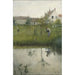 Le vieil homme et le jardin d'enfants - Carl Larsson — vy av konstverket