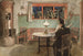 När barnen är lagda - Carl Larsson — vy av konstverket