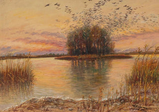 Carl Massmann - Tageserwachen Prater Heustadlwasser.webp