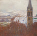 Heiligenstadt i snön - Carl Moll — vy av konstverket