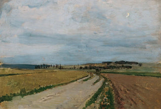 Carl Moll - Stimmungsstudie Abend Michelhausen Plankenberg.webp
