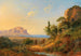 Vue de la Baie de Palerme avec le Mont Pellegrino, Sicile - Carl Morgenstern — vy av konstverket