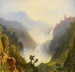 Les chutes d'eau de Tivoli - Carl Morgenstern — vy av konstverket