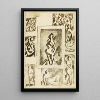 Carl Newman - Group of Abstract Nudes.webp
