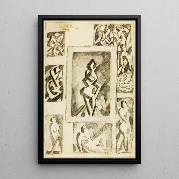 Carl Newman - Group of Abstract Nudes.webp