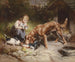 Festmåltid - Carl Reichert — vy av konstverket