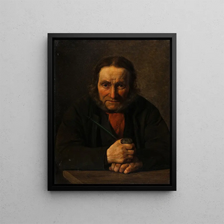 Carl Richardt - Portrait Of A Sailor Holding A Pipe.webp