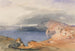 Santorin, Thira - Carl Rottmann — vy av konstverket