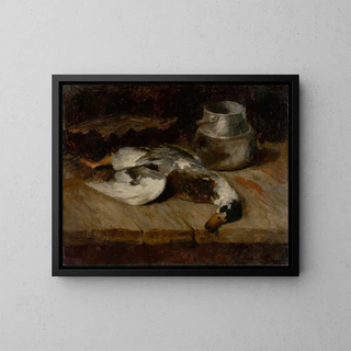 Carl Schuch - Wildente und Blechdose.webp