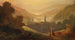 Landskapsmålning med herde och barn - Carl Spitzweg — vy av konstverket