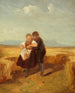 pojke och flicka i ett majsfält - Carl Spitzweg — vy av konstverket