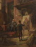 Le peintre dans l'atelier - Carl Spitzweg — vy av konstverket