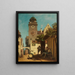 La garde de la ville - Carl Spitzweg — inramlat konstverk på väggen