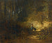 i skogen - Carl Spitzweg — vy av konstverket