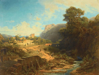 Carl Spitzweg - Italienische Landschaft.webp