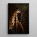 Reproduktion av målningen Le rat de bibliothèque - Carl Spitzweg