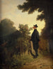 L'amant de roses - Carl Spitzweg — vy av konstverket