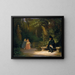 Le Veuf - Carl Spitzweg — inramlat konstverk på väggen