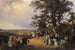 Revue dans les champs de Ladugårdsgärde lors de la visite du tsar Nicolas en 1838 - Carl Stefan Bennet — vy av konstverket