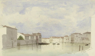 Carl Theodor Reiffenstein - Channel in Venice.webp