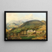 Vy över Saint-Christoph-området, Saint-Christophen nära Prigglitz, Niederösterreich - Carl Thöndel — inramlat konstverk på väggen