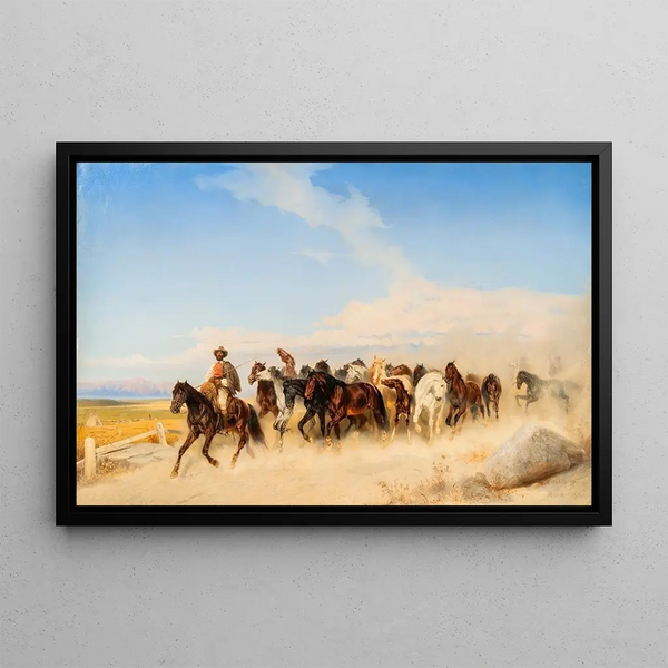 Carl Wahlbom - Horses at the Campagna.webp