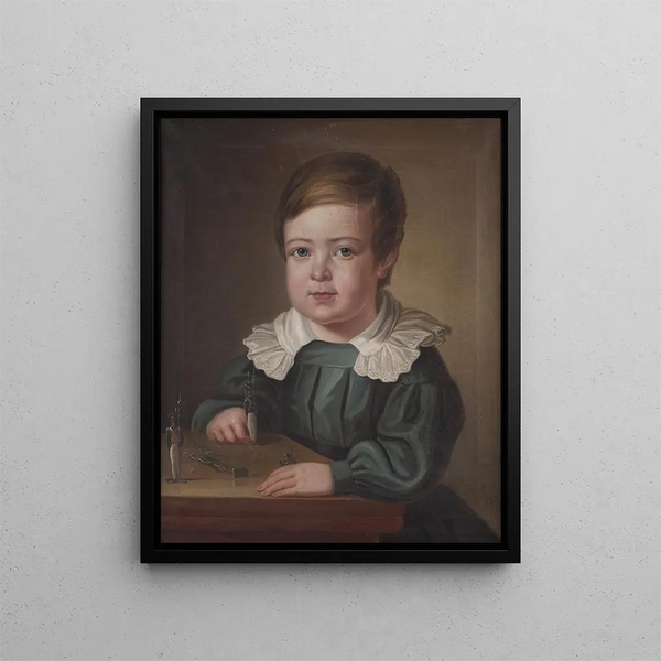 Carl Bror Munck de Fulkila 1836-1905 - Carl Wilhelm Nordgren — inramlat konstverk på väggen