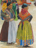 spanska kvinnor - Carl Wilhelmson — vy av konstverket