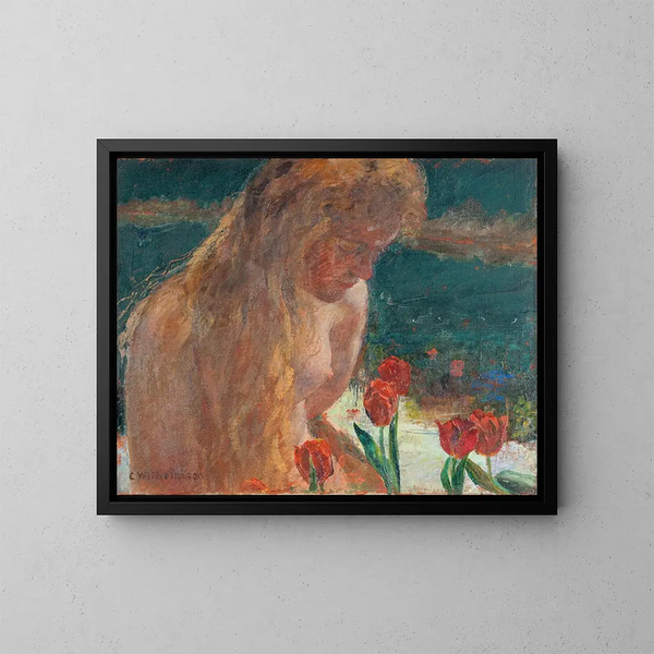 Ondine - Carl Wilhelmson — inramlat konstverk på väggen