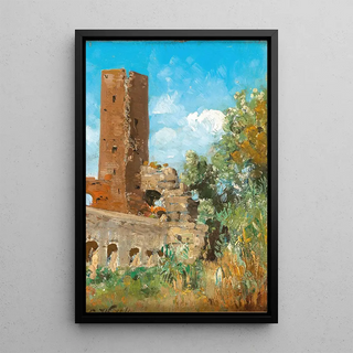 Carl Wuttke - Alter Wachturm in der rm Campagna.webp